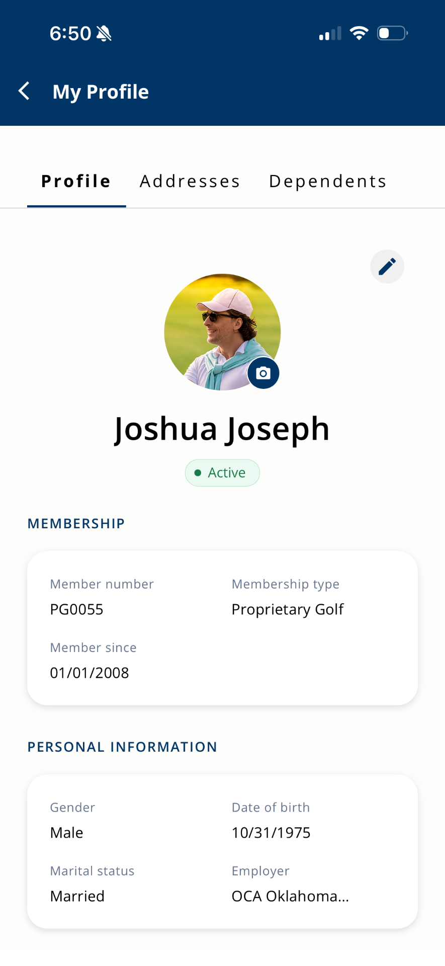 My Profile