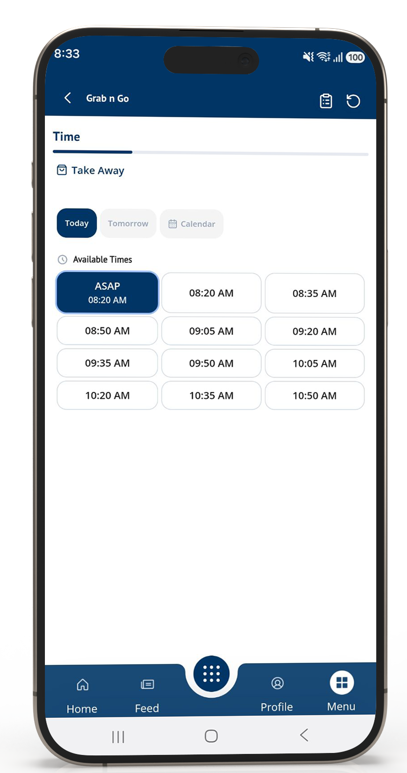Grab & Go On-Course Ordering