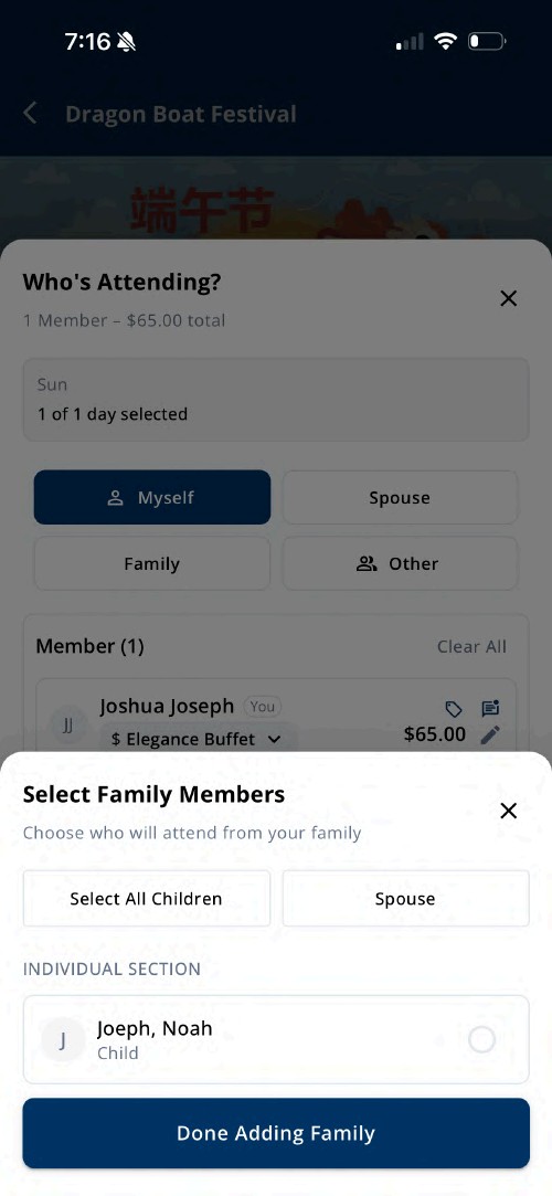 Inline Booking